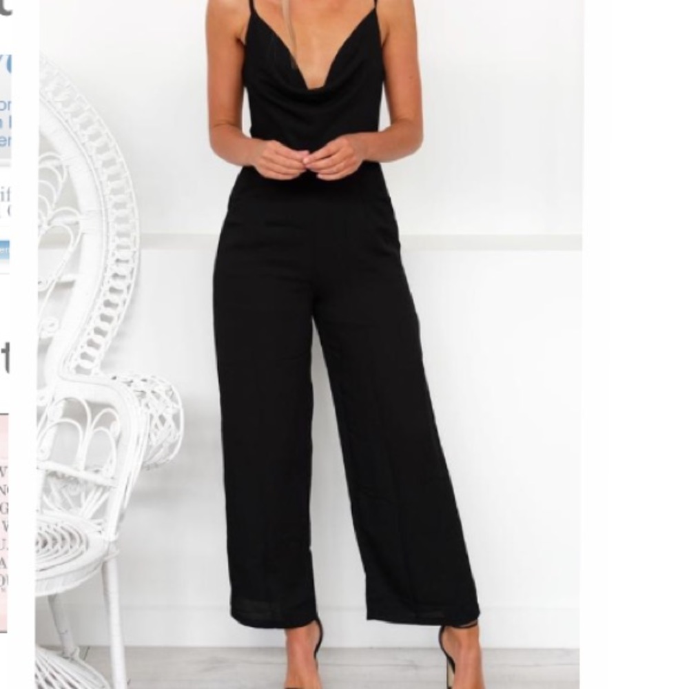 Black jumpsuit